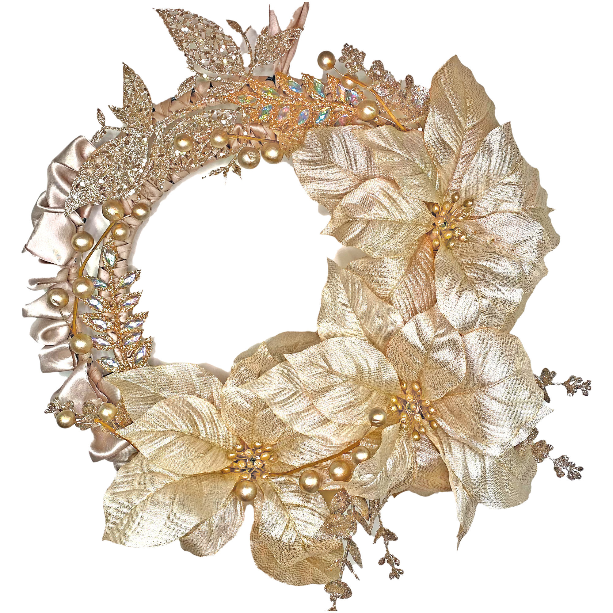 12" Wreath, Princess Cut Winter