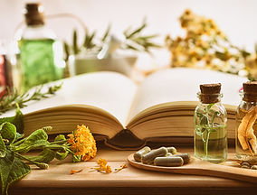 Traditional medicine for the preparation of medicines with capsules and healing essences a