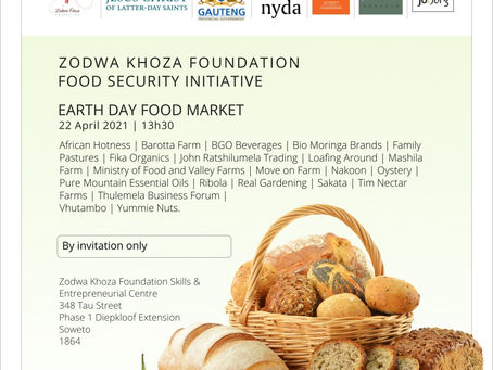 Earth Day Food Market by the Zodwa Khoza Foundation 22 April