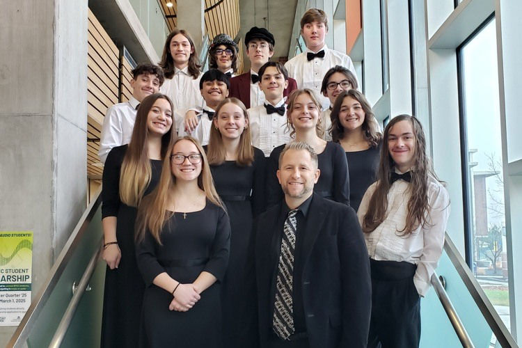LHS Jazz Band SFCC Jazz Festival 2024 Group Pic