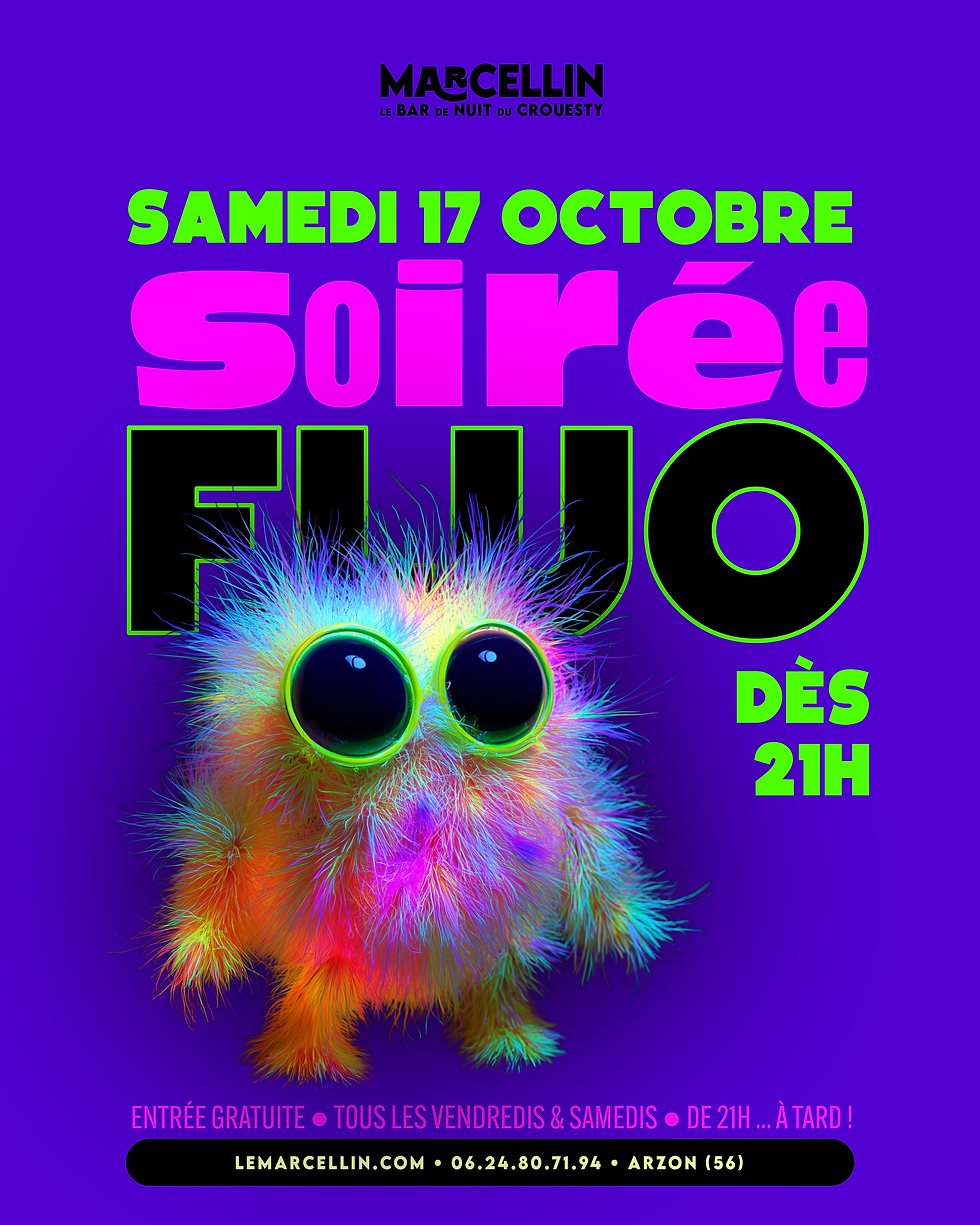 💕🥎 SOIREE FLUO 🔮🔫