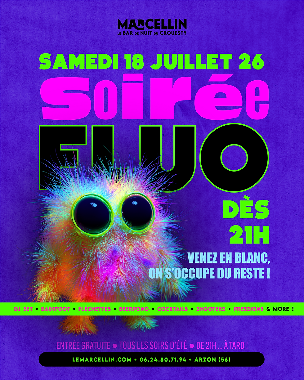 💕🥎 SOIREE FLUO 🔮🔫