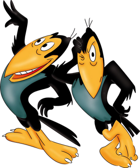 Heckle and Jeckle are probably the world’s most famous magpies. The pestering pair were prominent players in the cartoon world from the 1940s to the mid-‘60s.