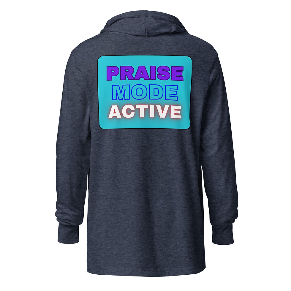 Thumbnail: Praise Mode Active Hooded long-sleeve tee