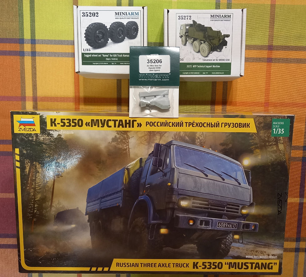 КОМБО 3+1: Машина МТП-А2 (Miniarm 35272+35202+35206) на базе К-5350 "Мустанг"