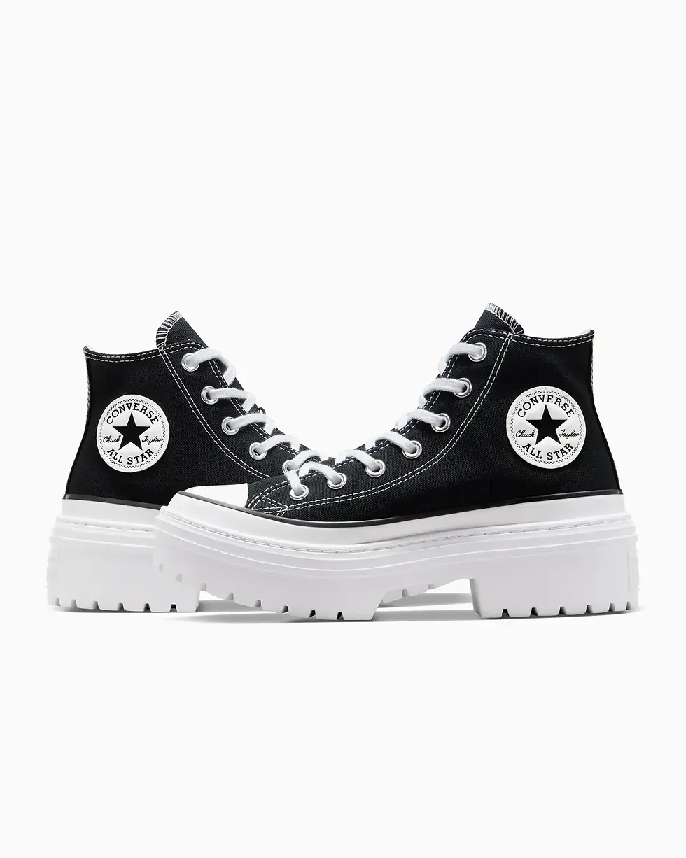 Миниатюра: AS LUGGED HEEL HI TOP BLACK/WHITE/EGRET