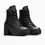 Миниатюра: AS CHUCK  70` DE LUXE HEEL LEATHER BLACK/BLACK