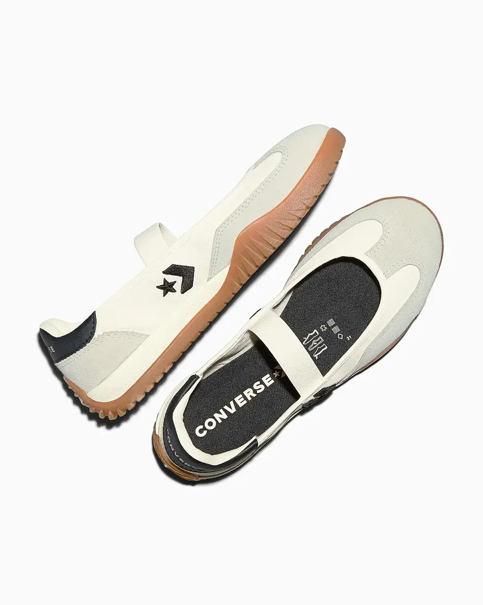 Миниатюра: RUN STAR TRAINER BALLET FLAT LO TOP EGRET/BLACK/GUM