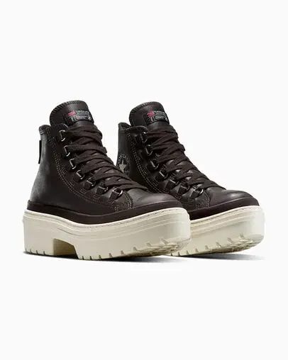 Миниатюра: AS LUGGED HEEL PLATFORM WATERPROOF LEATHER MUDGUARD/MUDGUARD/EGRET