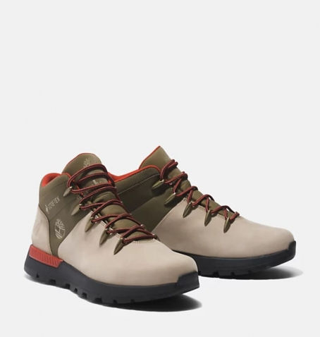 Миниатюра: MID LC WATERPROOF SNEAKER	 GTX LIGHT BROWN/OLIVE NUBUCK