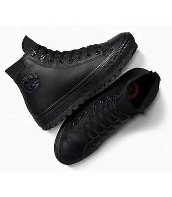Thumbnail: AS CITY TREK HI TOP WP BLACK/BLACK/BLACK