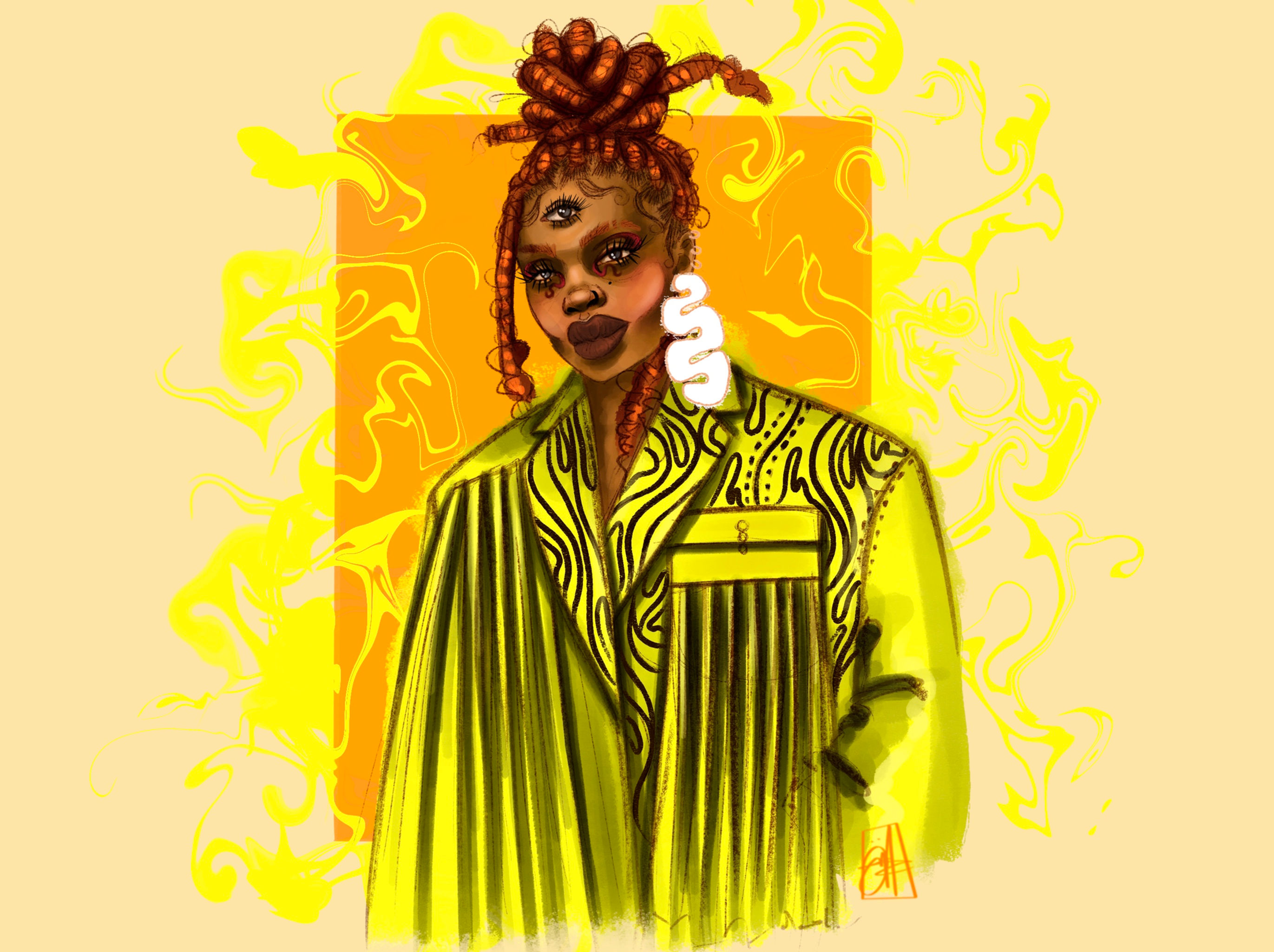 The Sun is a Lady Print