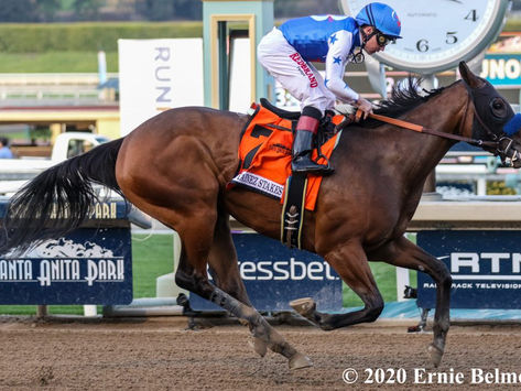  Bast (USA) impone su superioridad en el Santa Ynez Stakes (G2) (USA)