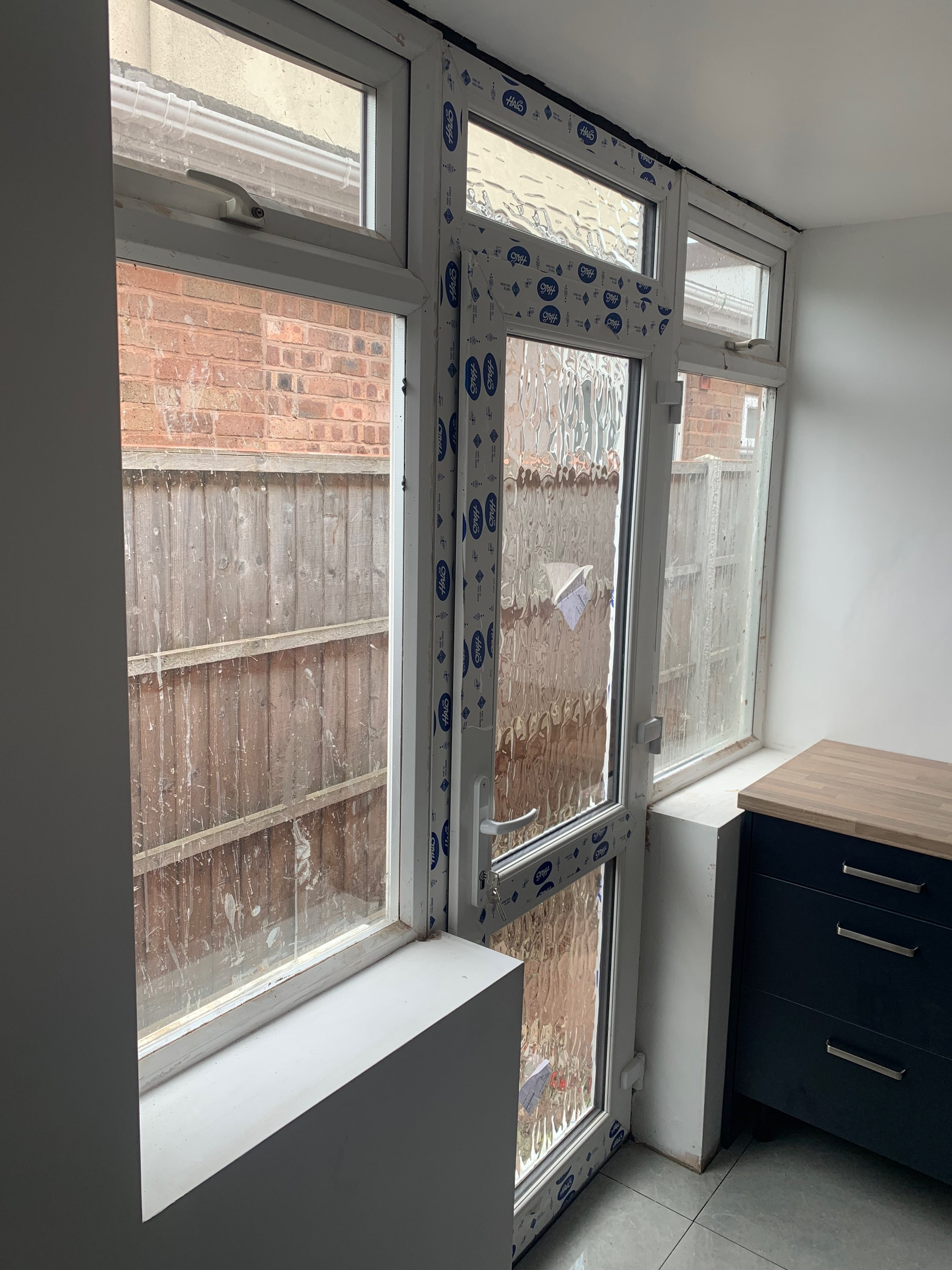 Window boards and trimming up
