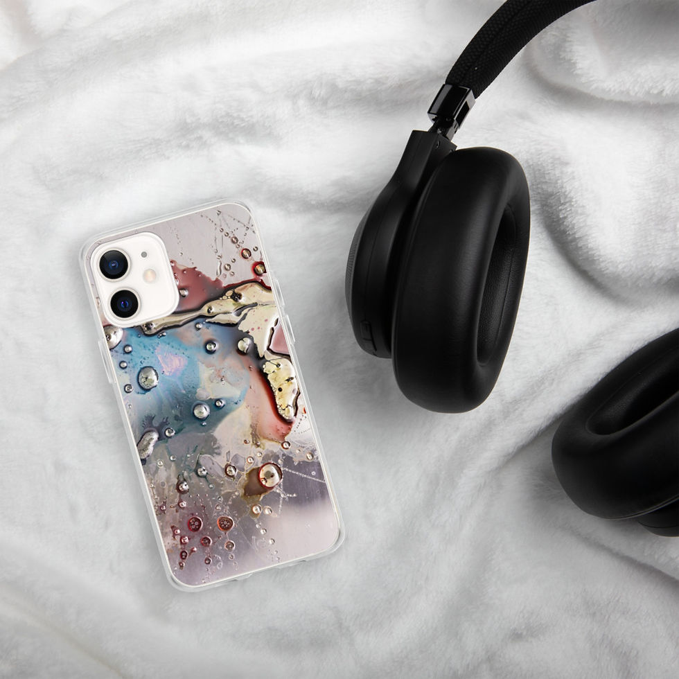 Thumbnail: Marble Waterdrop Design iPhone Case 