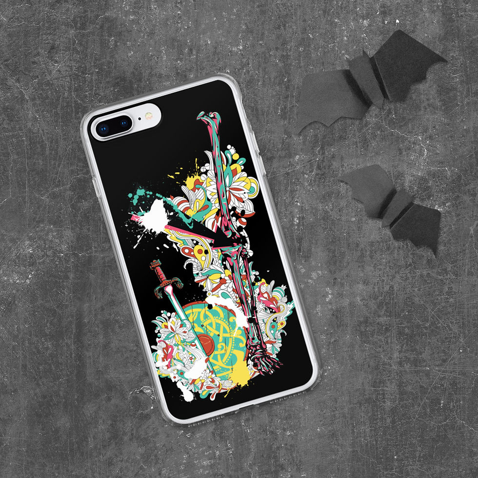Thumbnail: Skeleton and Sword iPhone Case