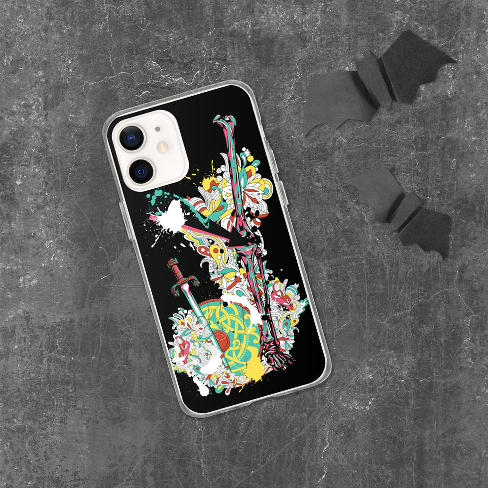Thumbnail: Skeleton and Sword iPhone Case