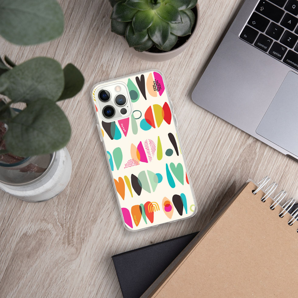 Thumbnail: Abstract Hearts iPhone Case