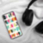 Thumbnail: Abstract Hearts iPhone Case
