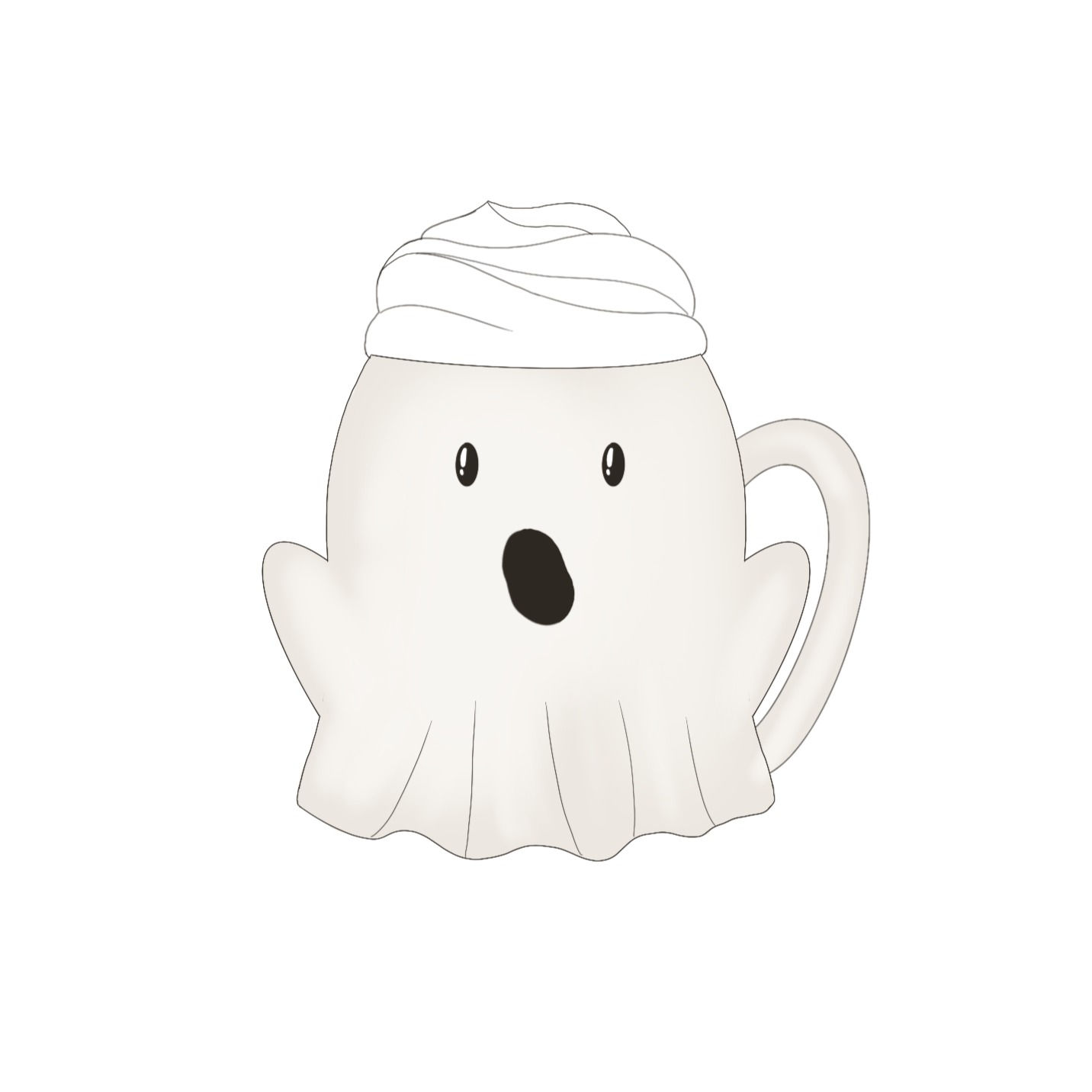 STL Ghost Mug-3.5"