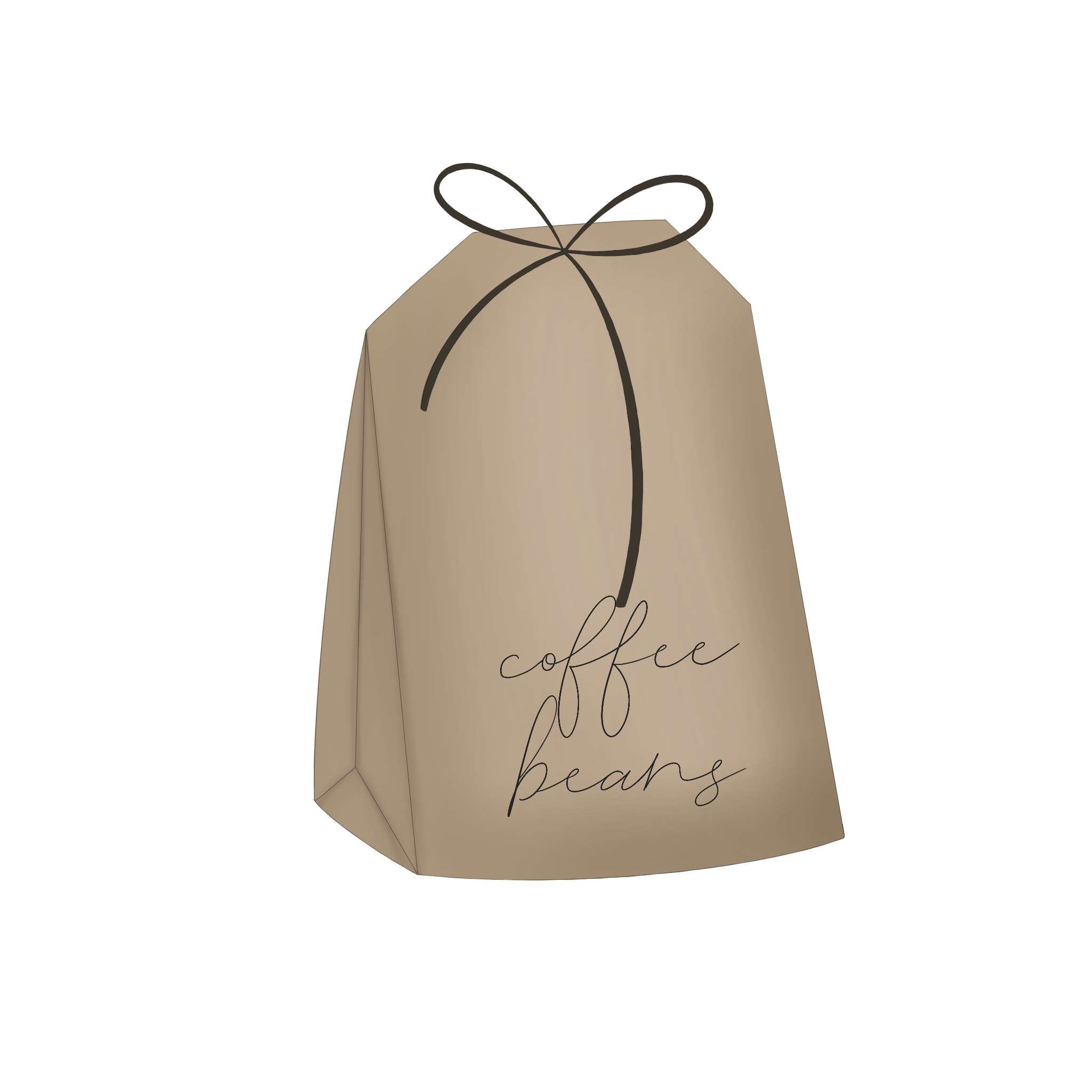 STL Bow Coffee Bag-4.25"