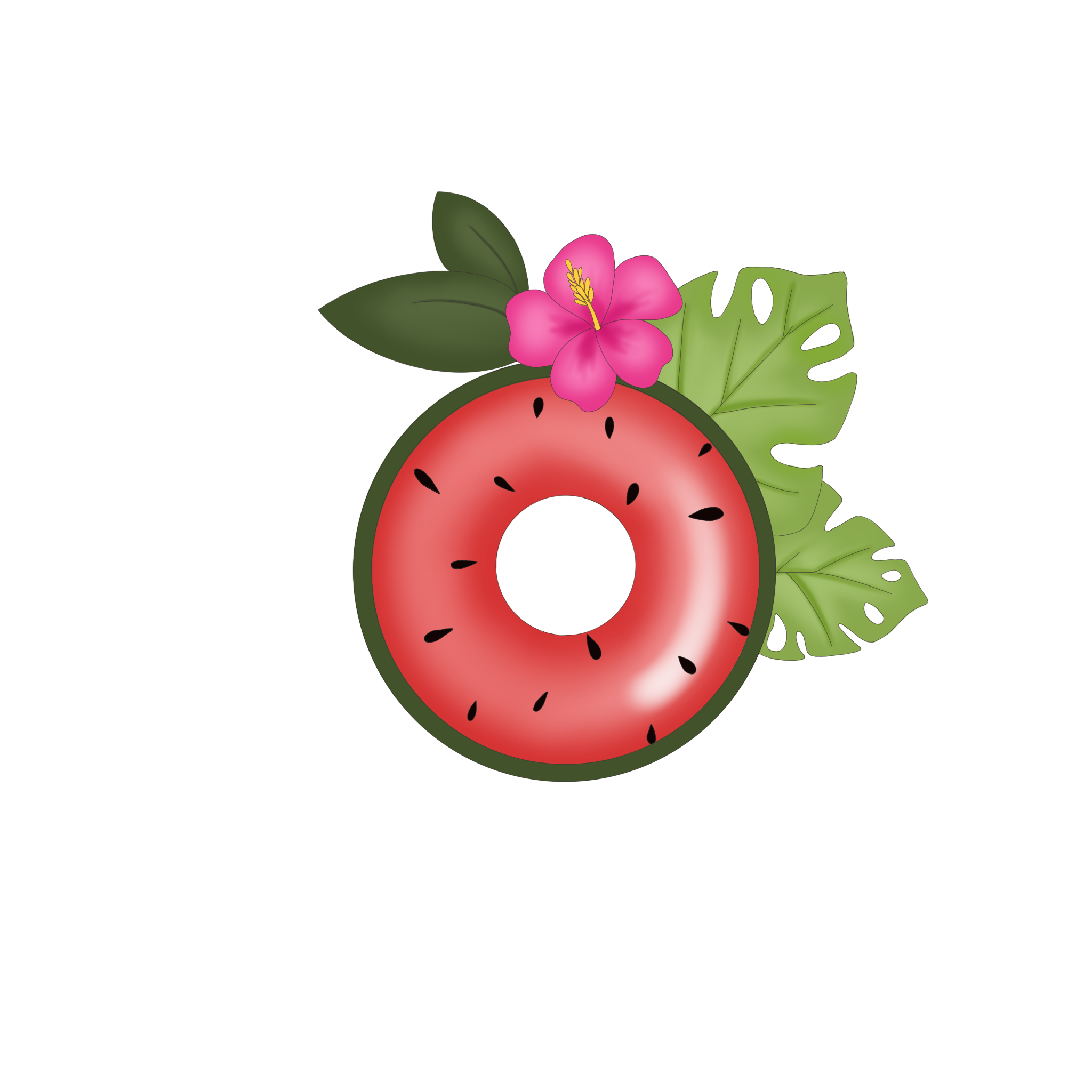 STL Floral Floaty-4"