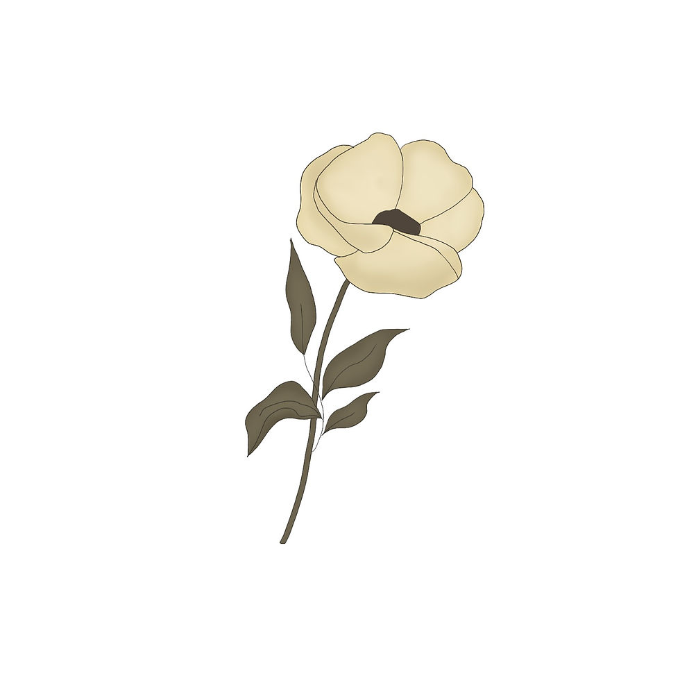 STL Tall Poppy- 4.5"