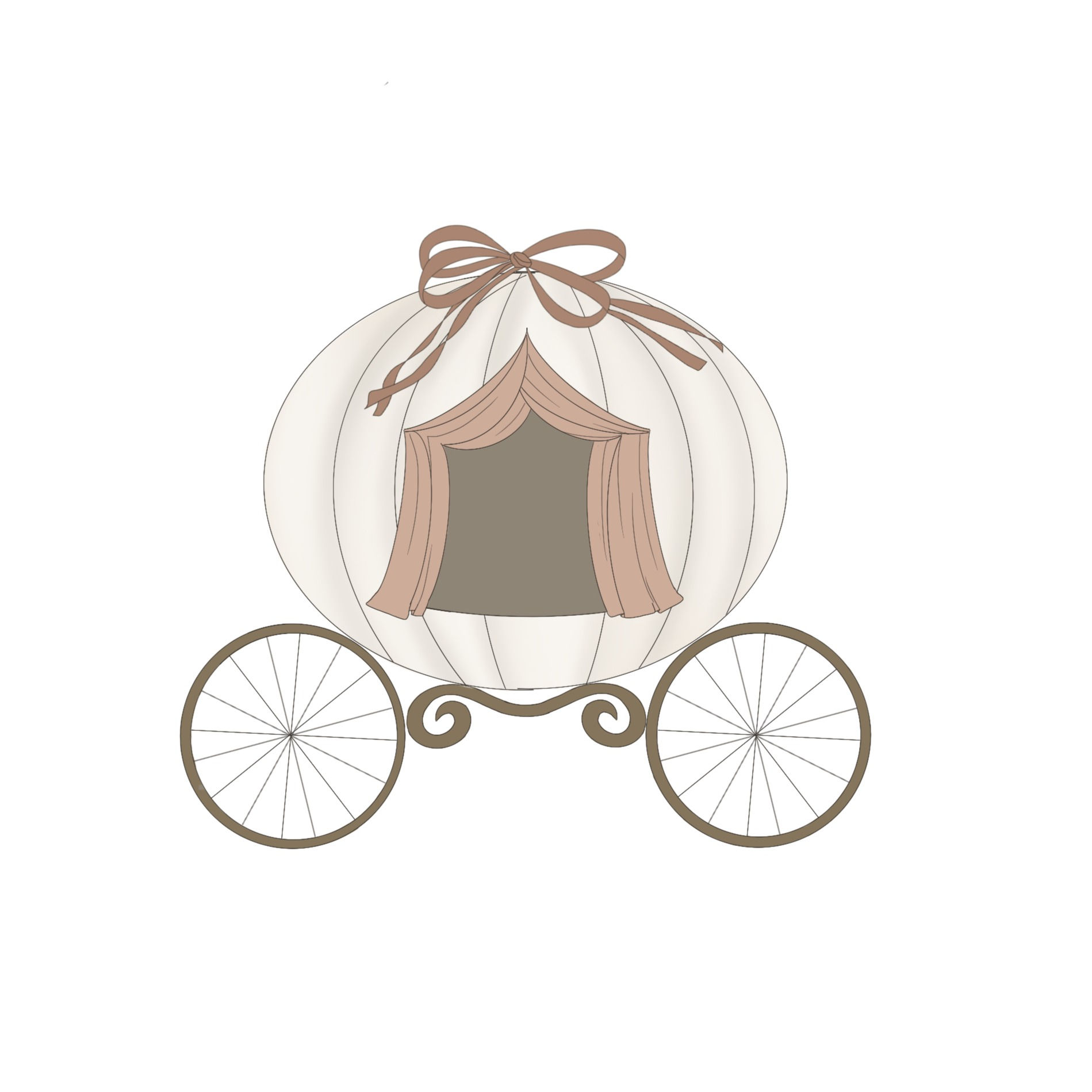 STL Bow Princess Carriage-4"