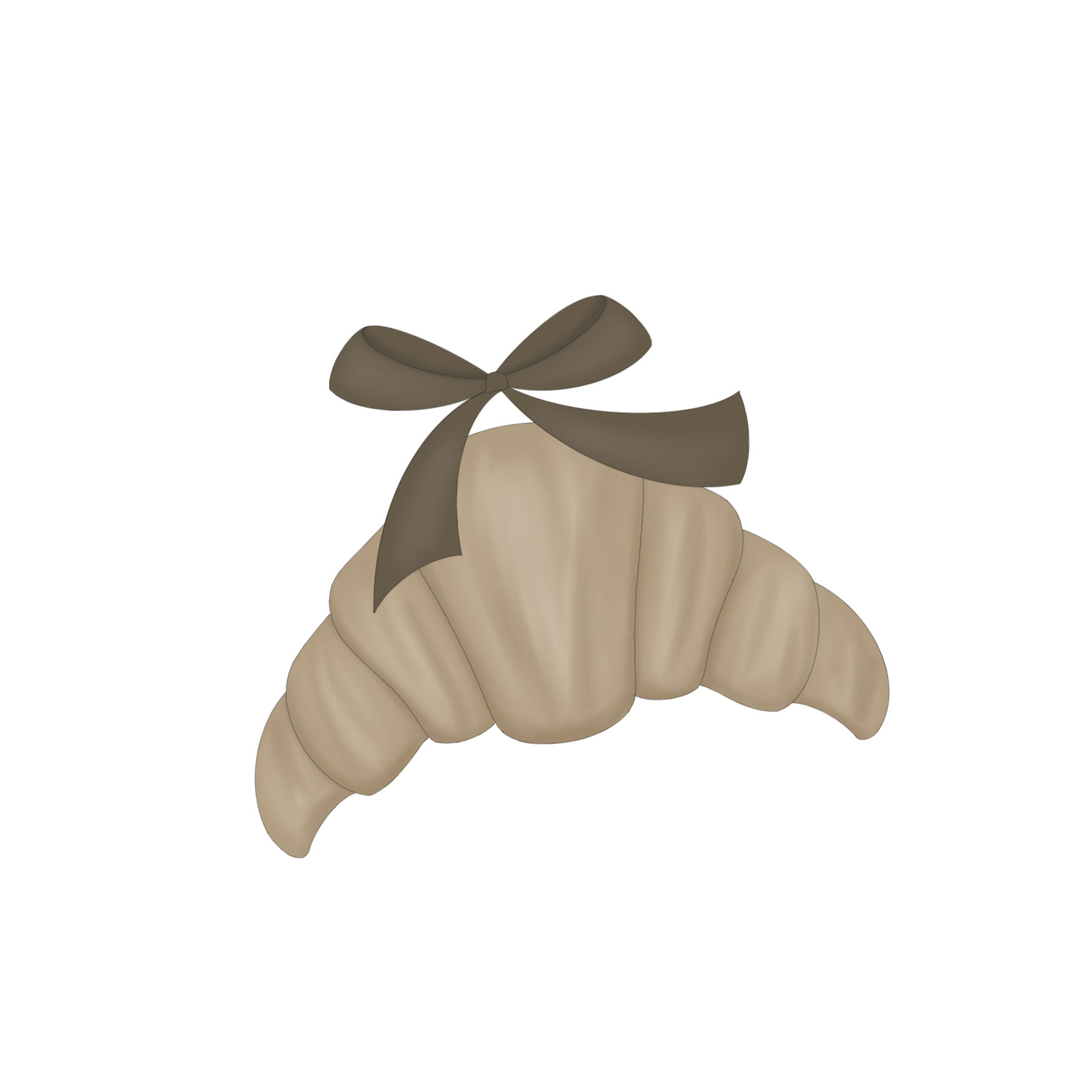 STL Bow Croissant-4.25"