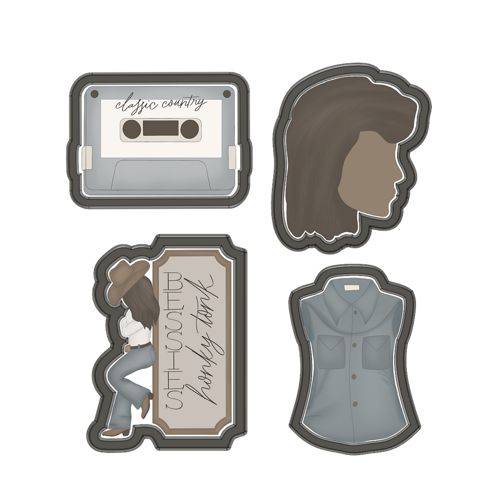 Miniatura: Honky Tonk Cookie Cutters