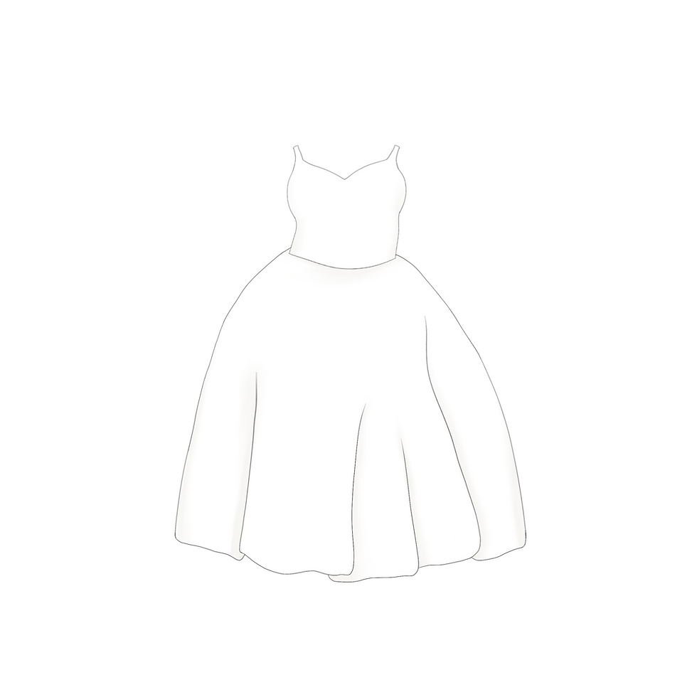 STL Ball Gown No.2-3.75"