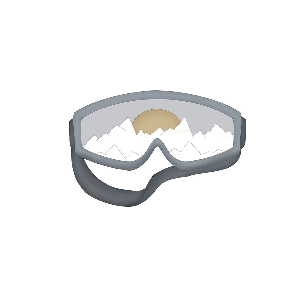 STL Ski Goggles-4"