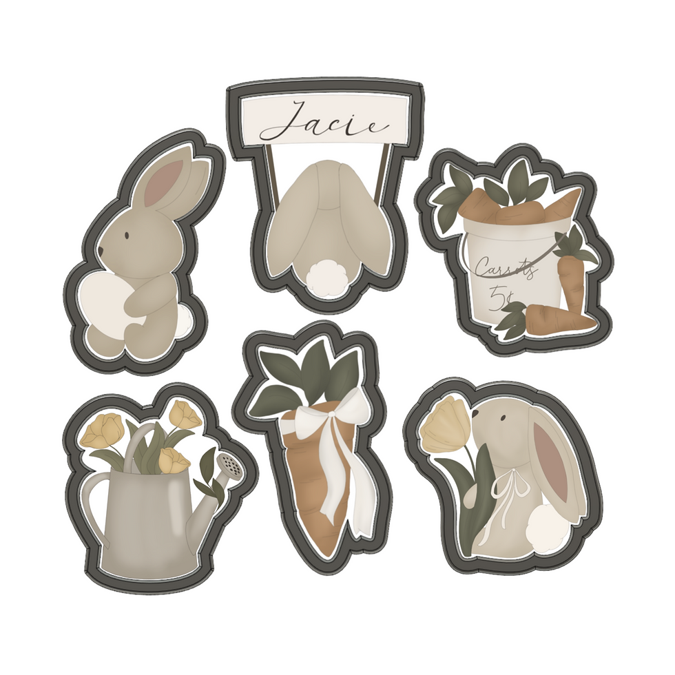 縮圖：STL Cottage Core Easter Set 6-Piece