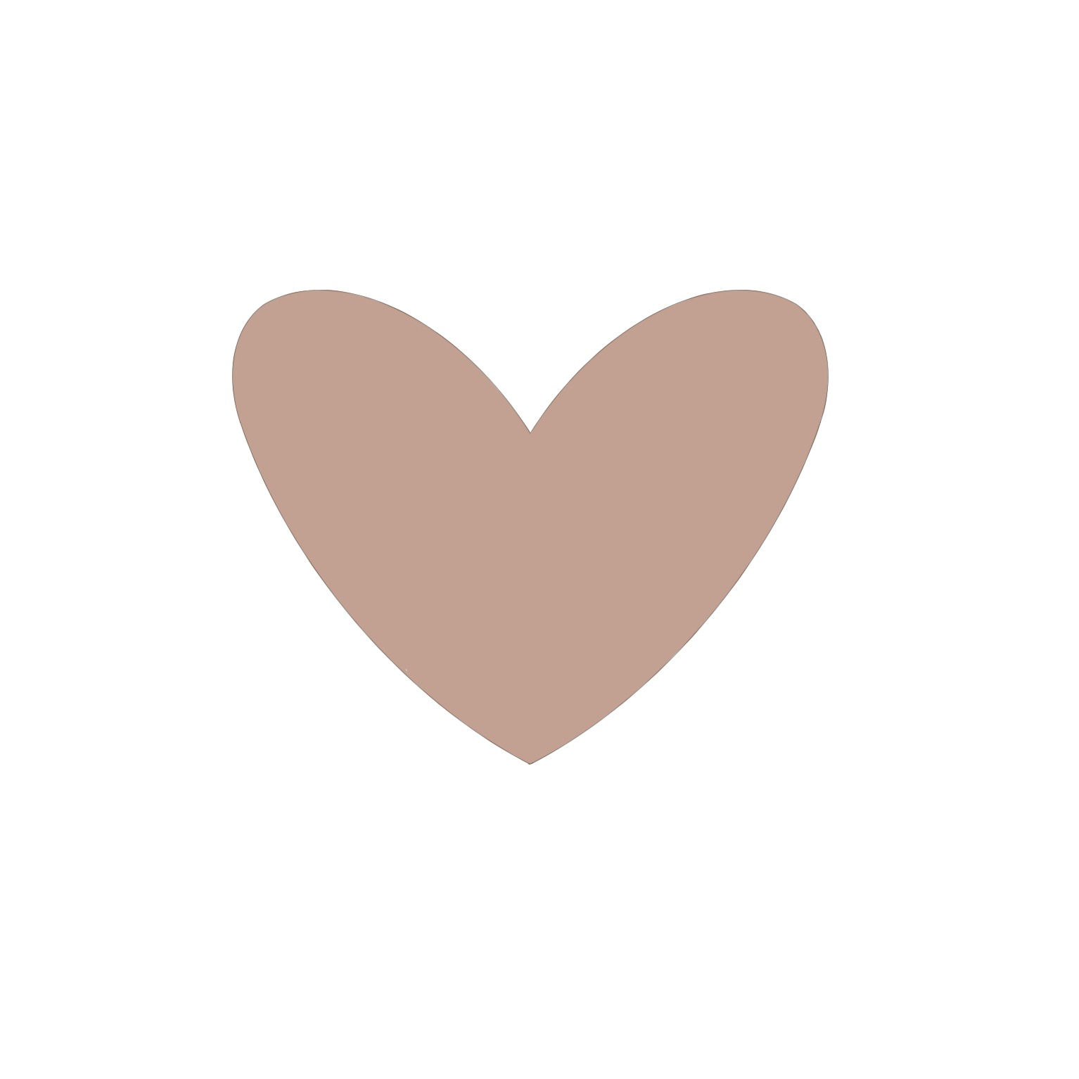 STL Mini Heart No.2-2"