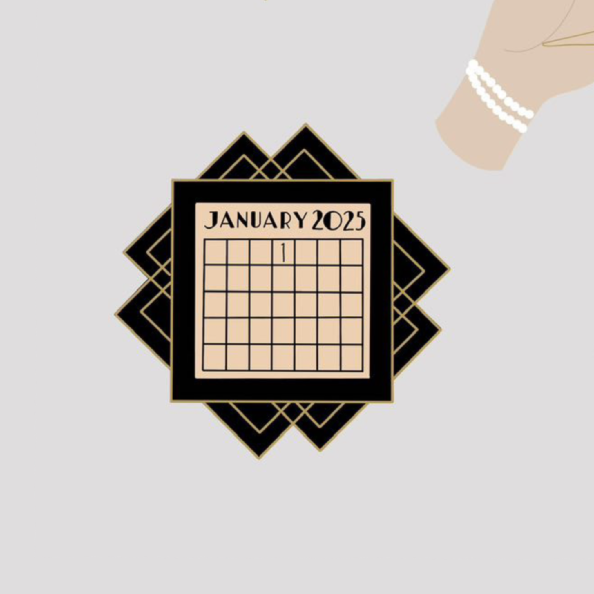 STL Calendar Plaque-3.75"