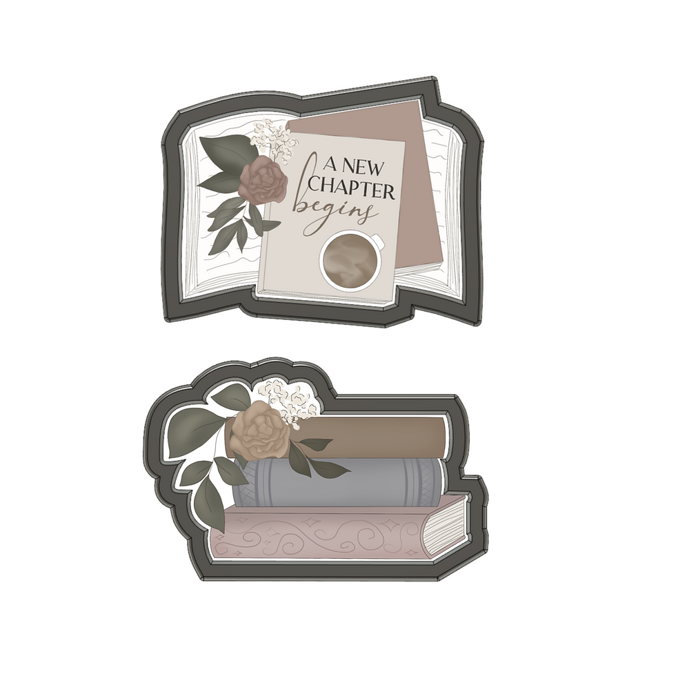 Miniature : Book Stack Cookie Cutters