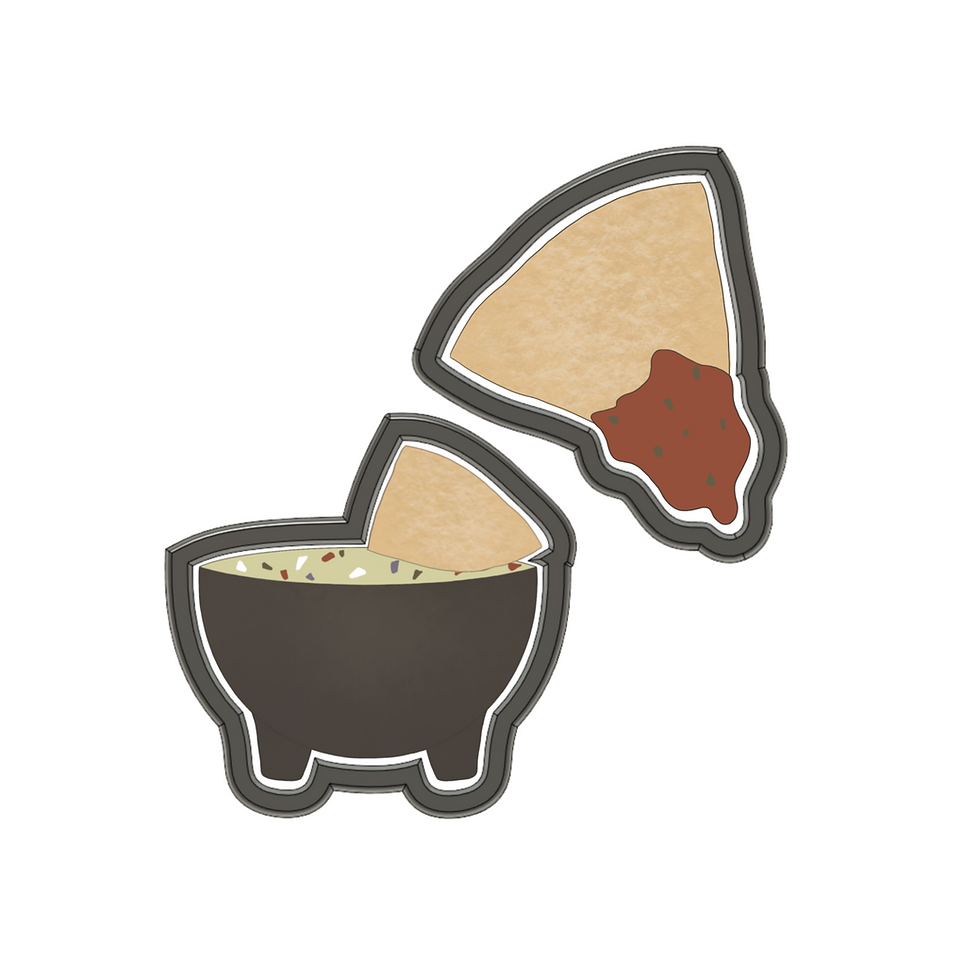 Thumbnail: Chips & Dip Cookie Cutters