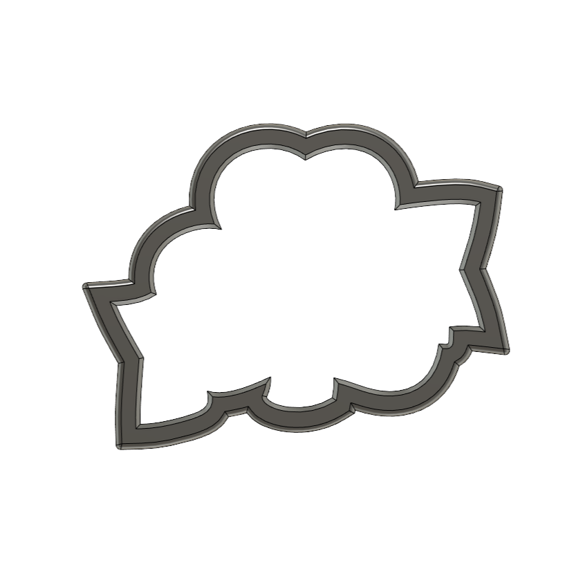 Thumbnail: STL Shamrock Scroll - 3.5"