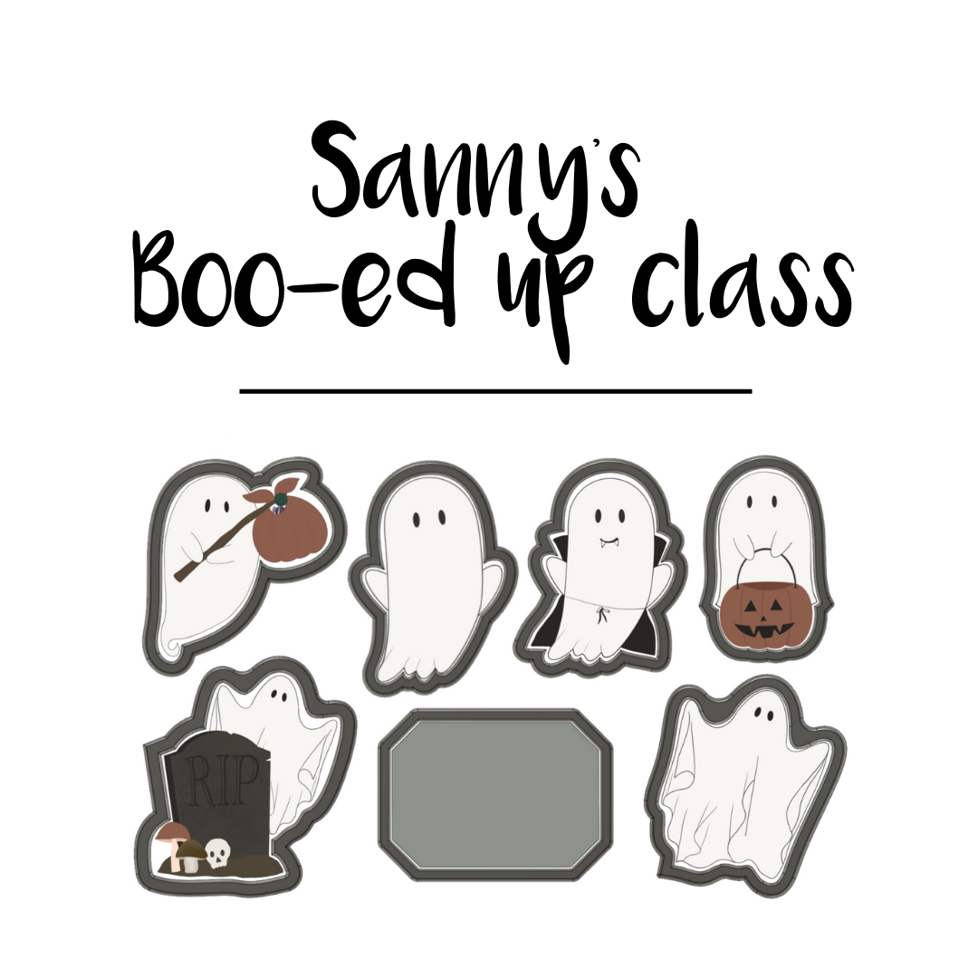 TreatsBySanny Boo'ed Up Class Cookie Cutters