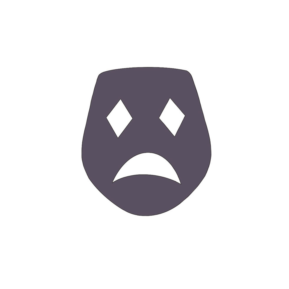 STL Mini Mardi Gras Mask - 2"