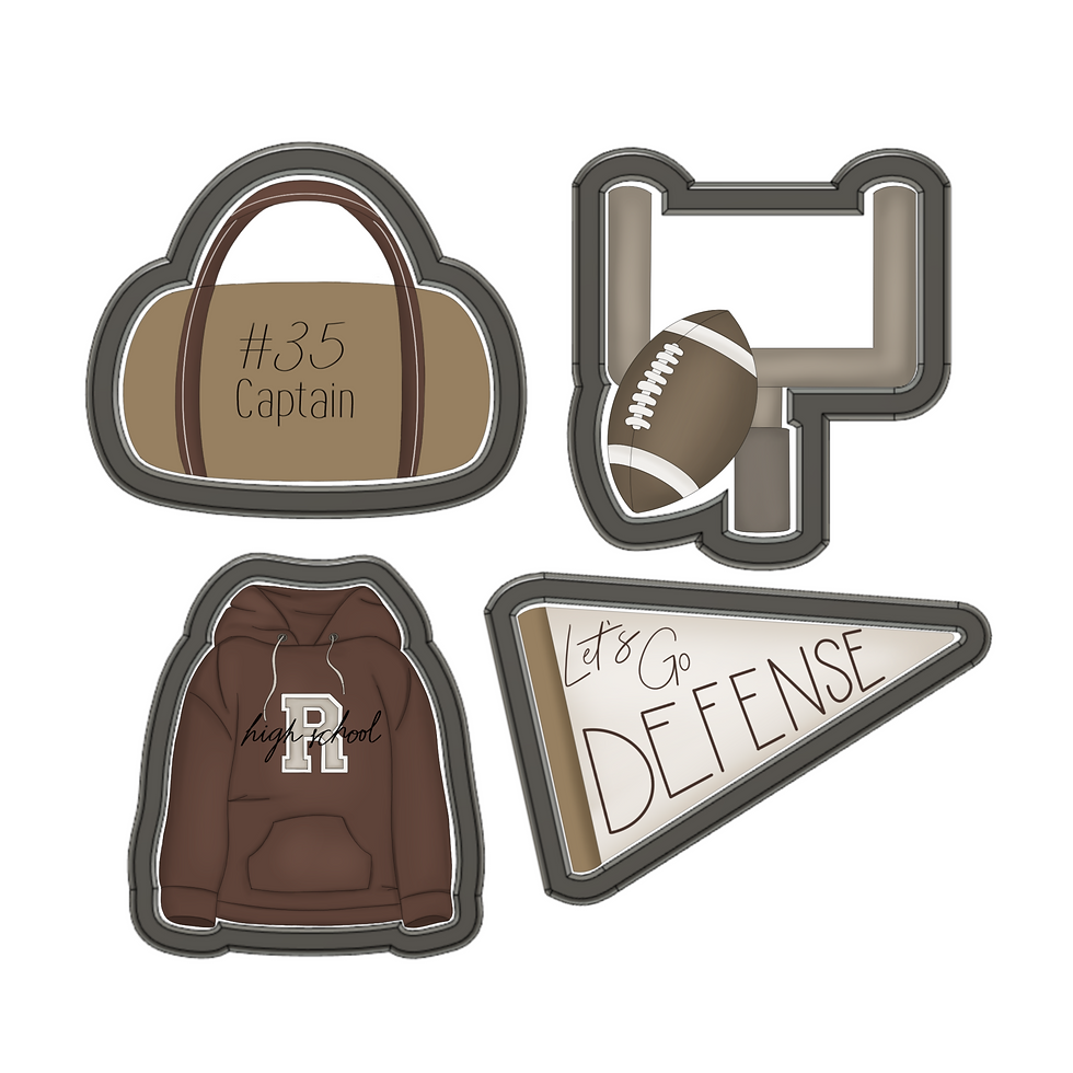 Thumbnail: Football Cookie Cutters