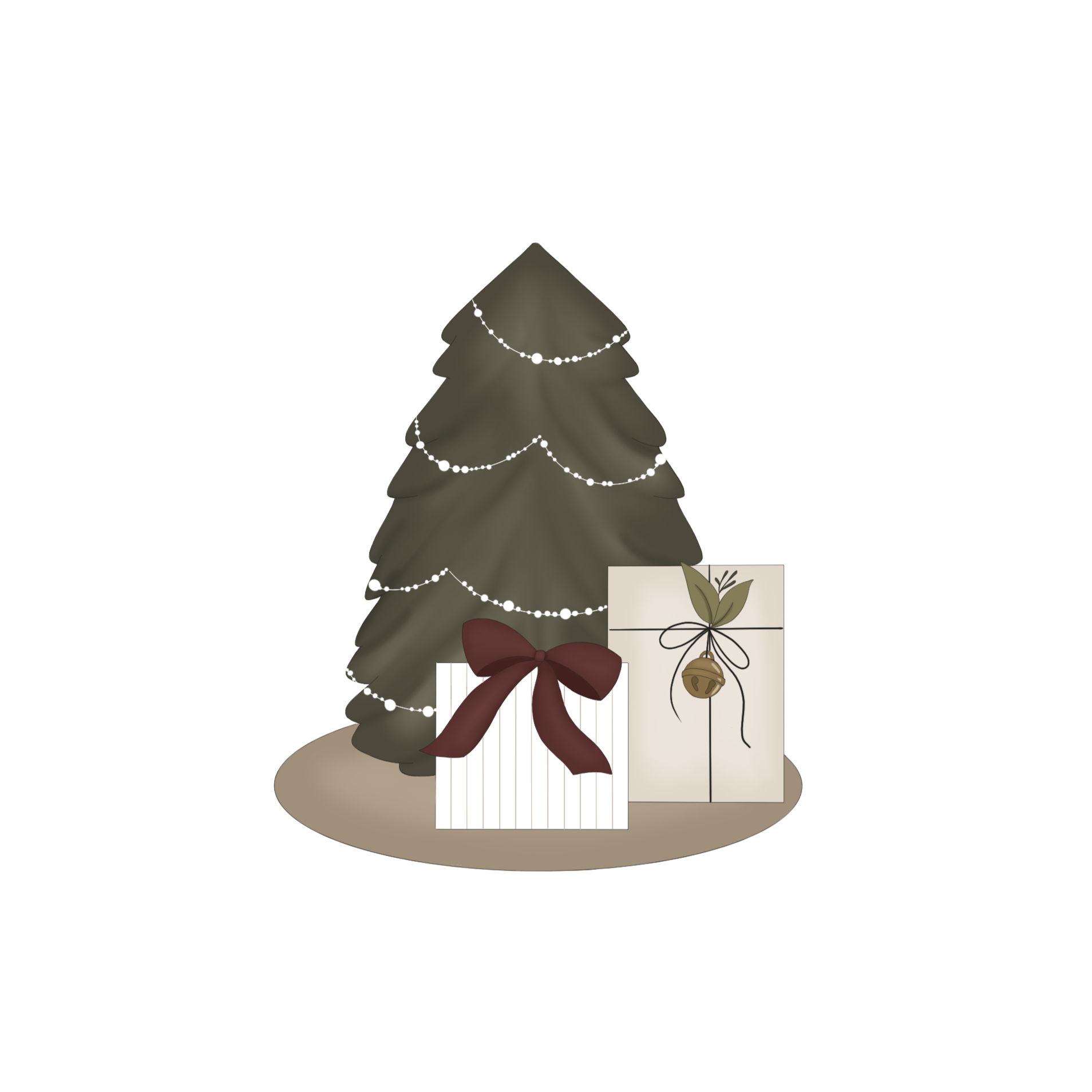 STL Gift Christmas Tree-4"