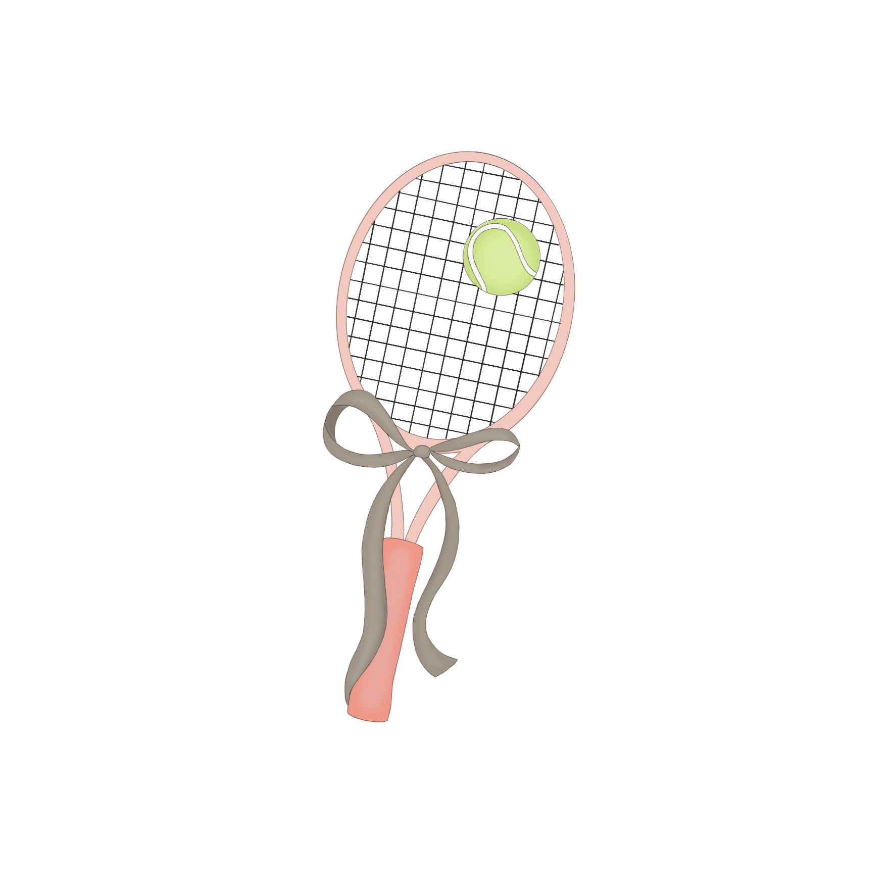 STL Bow Racquet-4.5"