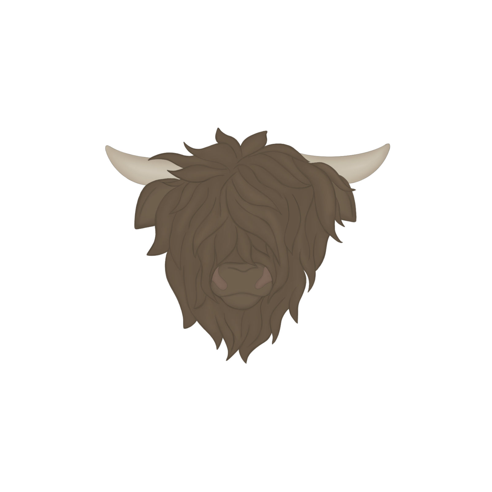 STL Highland Cow-3.75"