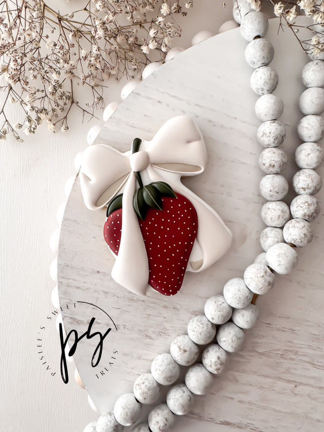 Miniatura: STL Bow Strawberry-3.75"