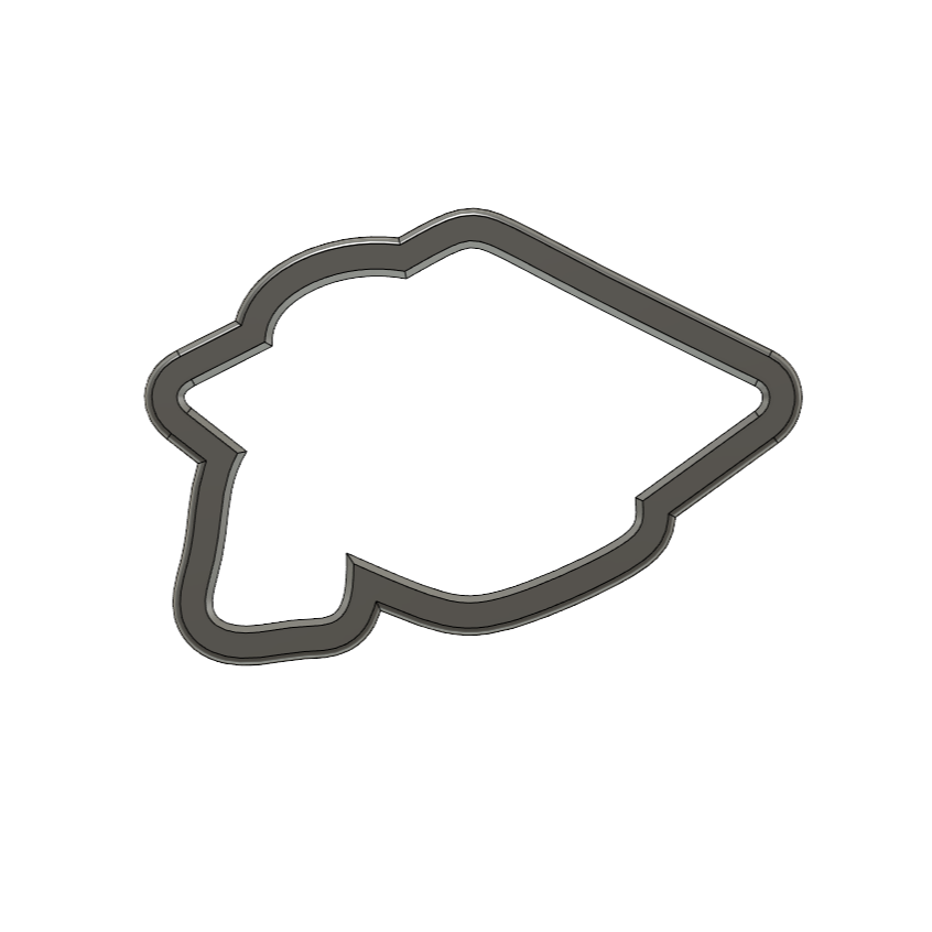 Thumbnail: Graduation Cap No.2 Cookie Cutter