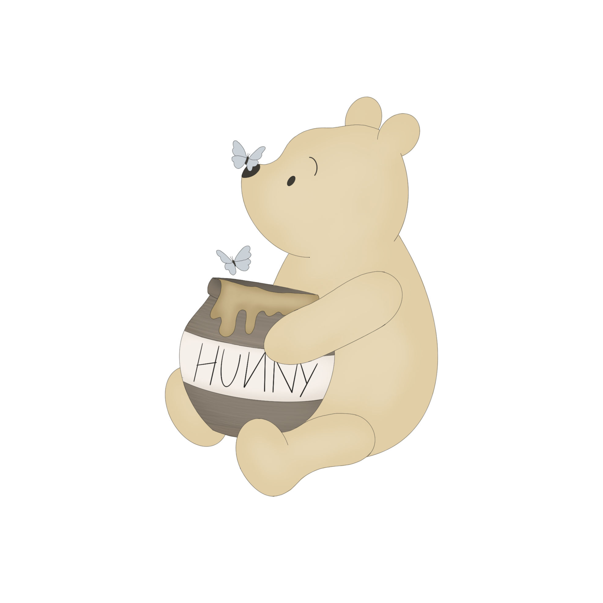 STL Honey Bear-4.25"