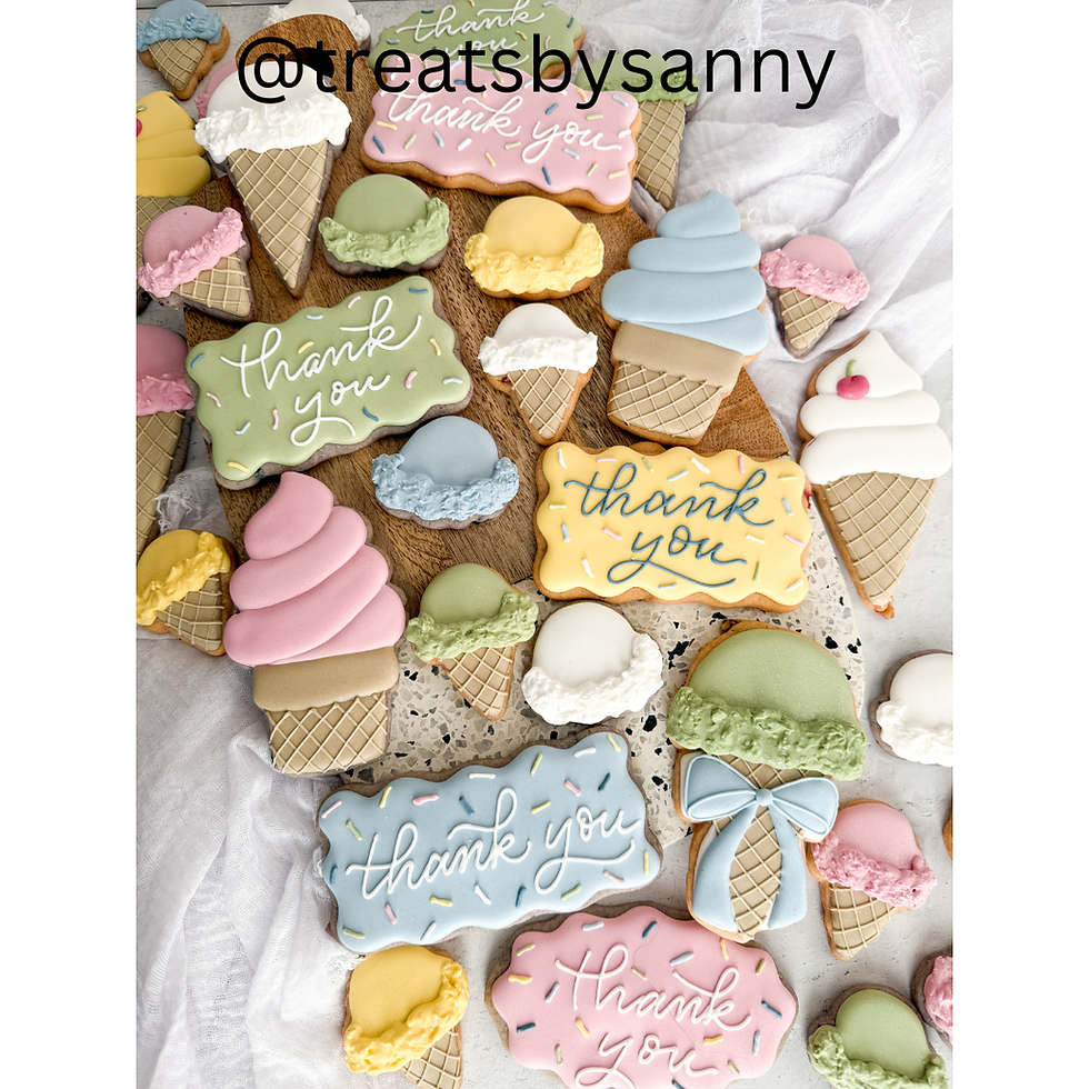 Miniature : STL Ice Cream Birthday Set 7-Piece