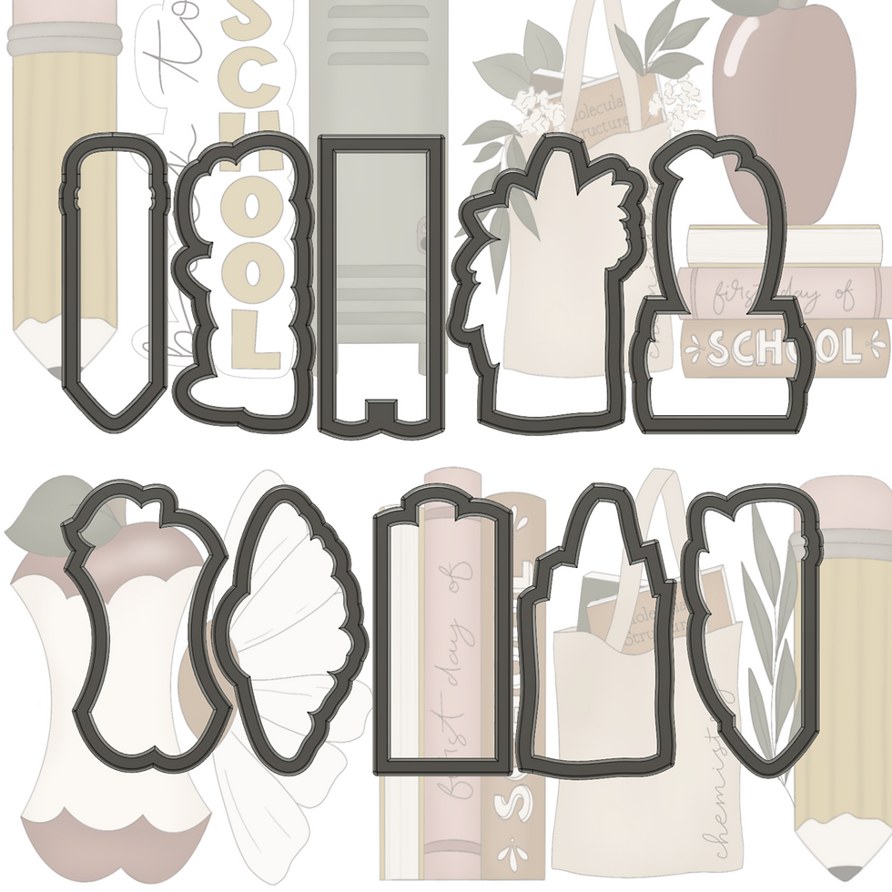 Thumbnail: Tall School Cookie Cutters