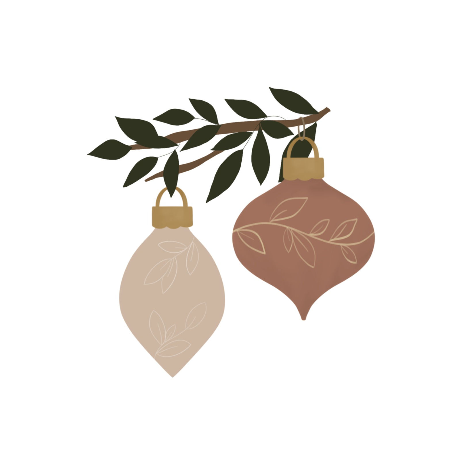Ornament Branch Cookie Cutter